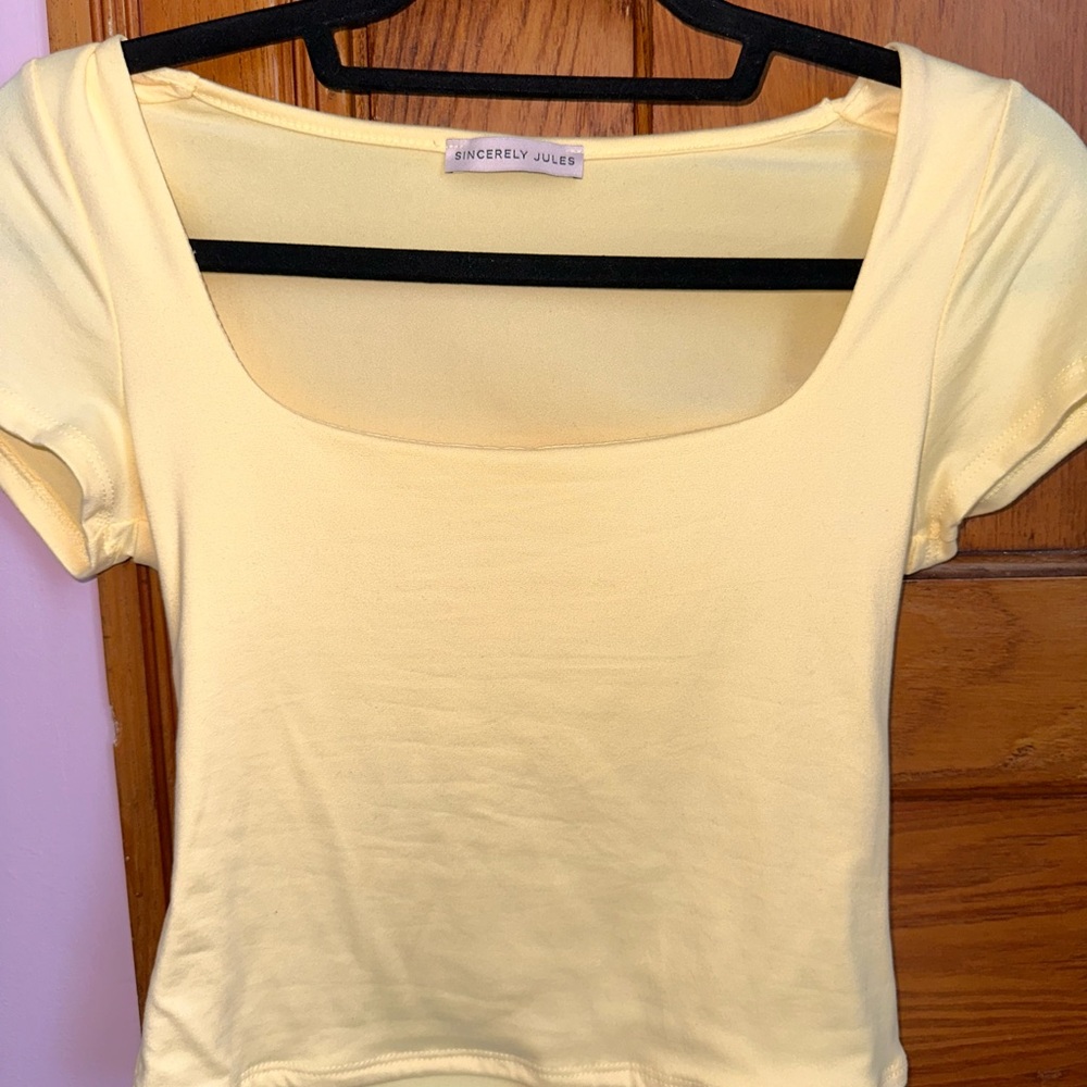 Butter Yellow Women's Top